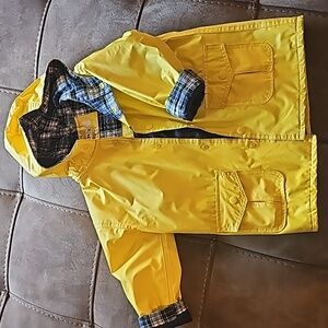 Kids Yellow Raincoat Size 3/4 – Perfect for Rainy Days! ☔️